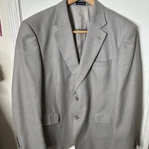 Stafford Classic Light Gray Blazer